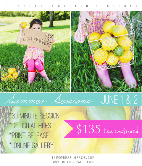 Summer Sessions, Tampa Child Photographer